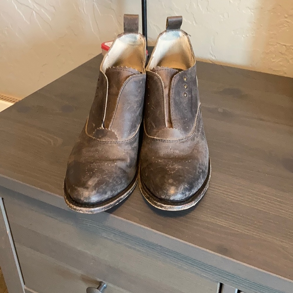 Sadie dark brown ankle boots Free Birds